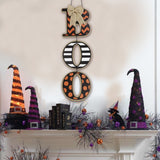 Wooden Halloween BOO Letters Home Decoration Hanging Crafts, BOO Letters Decoration