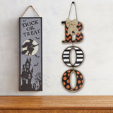 Wooden Halloween BOO Letters Home Decoration Hanging Crafts, BOO Letters Decoration