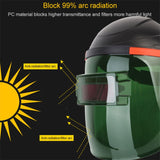 Fully Automatic Dimming Flip Welding Helmet Anti-Ultraviolet Argon Arc Welding Glasses, Fully Automatic Dimming Flip Welding Helmet