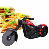 Stainless Steel Motorcycle Shape Pizza Cutter Roller Cutting Pizza Tool, Motorcycle