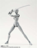 Figuarts Body Body-Chan Body-Kun Grey Color Ver Black PVC Action Figure Collectible Model Toy