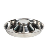 Pet Dog Food Bowl Dog Food Bowl Stainless Steel Slow Food Bowl Pet Supplies, 26cm, 30cm, 34cm