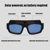 Welding Anti-Ultraviolet And Anti-Glare Auto-Dimming Welding Goggles, Anti-Ultraviolet