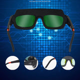 Welding Anti-Ultraviolet And Anti-Glare Auto-Dimming Welding Goggles, Anti-Ultraviolet