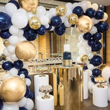 Night Blue Balloon Chain Ink Blue Series Balloon Decoration Set Birthday Party Decoration, Night Blue