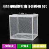 Small Aquarium Incubator Small Fish Isolation Box Net Tropical Fish Breeding Box, Without Clapboard