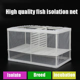 Large With Clapboard Incubator Small Fish Isolation Box Net Tropical Fish Breeding Box, With Clapboard