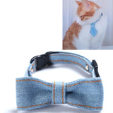 Pet Cowboy Bow Tie Collar Cats Dogs Adjustable Tie Collars Pet Accessories Supplies, S 16-32cm Small Bowknot, S 16-32cm Big Bowknot, S 16-32cm Tie