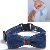 Pet Cowboy Bow Tie Collar Cats Dogs Adjustable Tie Collars Pet Accessories Supplies, S 16-32cm Small Bowknot, S 16-32cm Big Bowknot, S 16-32cm Tie