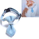 Pet Cowboy Bow Tie Collar Cats Dogs Adjustable Tie Collars Pet Accessories Supplies, S 16-32cm Small Bowknot, S 16-32cm Big Bowknot, S 16-32cm Tie