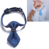 Pet Cowboy Bow Tie Collar Cats Dogs Adjustable Tie Collars Pet Accessories Supplies, S 16-32cm Small Bowknot, S 16-32cm Big Bowknot, S 16-32cm Tie