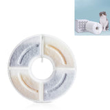 Round Pet Automatic Water Dispenser Filter Core High Iodine Value Coconut Shell Activated Carbon Filter Cotton, 4 PCS/Box, 6 PCS/Box, 8 PCS/Box, 12 PCS/Box