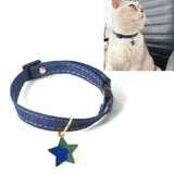 Pet Cowboy Cat Dog Collar With Bell Pet Accessories, S 16-32cm Small Ball, S 16-32cm Five-pointed Star, S 16-32cm Cat