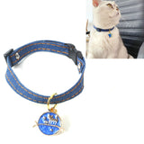 Pet Cowboy Cat Dog Collar With Bell Pet Accessories, S 16-32cm Small Ball, S 16-32cm Five-pointed Star, S 16-32cm Cat