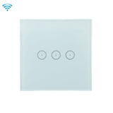 Wifi Wall Touch Panel Switch Voice Control Mobile Phone Remote Control, White 1 Gang (Zero Firewire Wifi ), White 2 Gang (Zero Firewire Wifi ), White 3 Gang (Zero Firewire Wifi ), Black 1 Gang (Zero Firewire Wifi ), Black 2 Gang (Zero Firewire Wifi  )