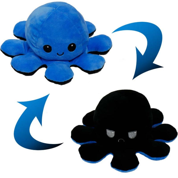 Flipped Octopus Doll Double-Sided Flipping Doll Plush Toy