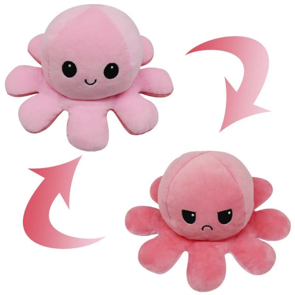 Flipped Octopus Doll Double-Sided Flipping Doll Plush Toy