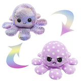 Flipped Octopus Doll Double-Sided Flipping Doll Plush Toy