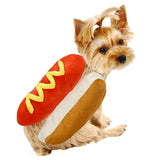 Funny Burger Pet Clothes Dogs Cat Fall Winter Hot Dog Pet Clothes, S, M, L