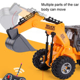 Wireless Remote Control 5-Way Charging Electric Engineering Vehicle Model, Bulldozer, Excavator