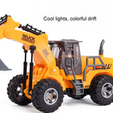 Wireless Remote Control 5-Way Charging Electric Engineering Vehicle Model, Bulldozer, Excavator