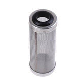 Stainless Steel Water Inlet Protective Cover Fish Tank Aquarium Filter Water Inlet Suction Filter Cover, Specification: White 12mm, White 12mm, White 16mm, Black 12mm, Black 16mm