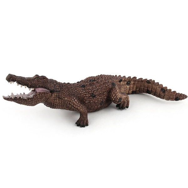 Simulation Crocodile Model PVC Wild Animal Static Decoration Toy, LX829, PL127-888, PL127-923, 3 PCS / Set