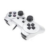 Wired Gamepad Dual Motor Vibration Silver Fuel Injection Gamepad Suitable For PS2, For PS2