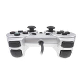 Wired Gamepad Dual Motor Vibration Silver Fuel Injection Gamepad Suitable For PS2, For PS2