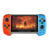 X19 Plus 5.1 inch Screen Handheld Game Console 8G Memory Support TF Card Expansion & AV Output, X19 Plus / Red+Yellow, X19 Plus / Red, X19 Plus / Red+Blue