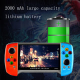 X19 Plus 5.1 inch Screen Handheld Game Console 8G Memory Support TF Card Expansion & AV Output, X19 Plus / Red+Yellow, X19 Plus / Red, X19 Plus / Red+Blue