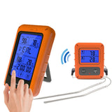 Wireless Food Thermometer Household Touch Screen BBQ Dual-Channel Kitchen  Thermometer, TS-TP20