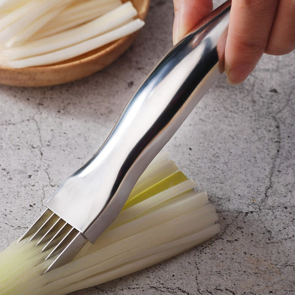 Stainless Steel Scallion Knife Kitchen Gadgets, 15.7x1.8cm