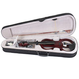 YS030 4 / 4 Wooden Manual Electronic Violin for Beginners, with Bag, Wine Red, White, Black