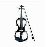 YS030 4 / 4 Wooden Manual Electronic Violin for Beginners, with Bag, Wine Red, White, Black