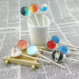 Small 18 Grid Silicone Starry Sky Lollipop DIY Cake Mold Baking Tools Kitchen Supplies Color Random Delivery, 18 Grid