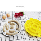 Food Grade Silicone Round Sausage Mold Baking Mold Homemade DIY Hot Dog Mold, Random Color Delivery, DIY Hot Dog Mold