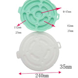 Food Grade Silicone Round Sausage Mold Baking Mold Homemade DIY Hot Dog Mold, Random Color Delivery, DIY Hot Dog Mold