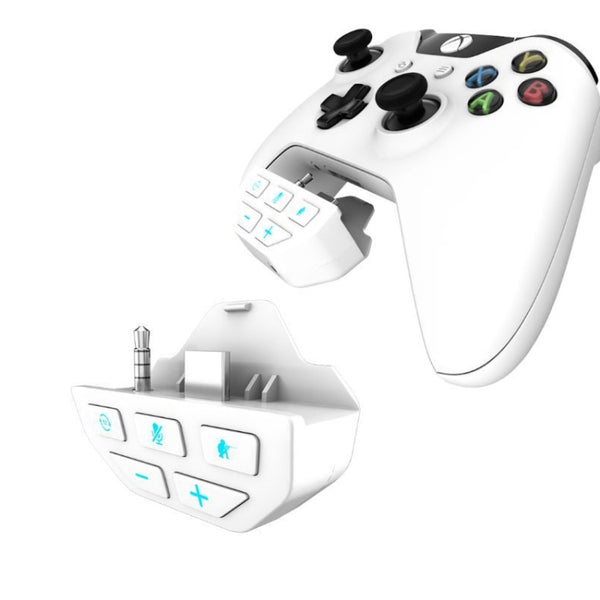 Gamepad Sound Card Headset Adapter For Xbox One Xbox Series / X / S / PS5, White, Black