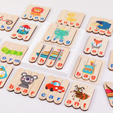 Wooden Bar Puzzles, Kindergarten Spelling Words Ice Cream Stick, Spelling Words Ice Cream Stick