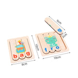 Wooden Bar Puzzles, Kindergarten Spelling Words Ice Cream Stick, Spelling Words Ice Cream Stick