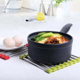 MS-202 Home Kitchen Stainless Steel Non-Slip Anti-Scalding Placemat Folding Heat Insulation Pot Mat, Color Random Delivery, MS-202 Random Color