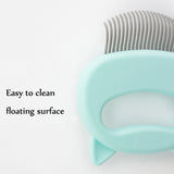 Pet Lice Comb Cat Hair Removal Comb Pet Massage Supplies, Green, Blue, Pink