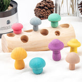 Simulation Mushroom Picking Game Baby Puzzle Concentration Training Toy, Simulation Mushroom