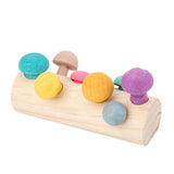 Simulation Mushroom Picking Game Baby Puzzle Concentration Training Toy, Simulation Mushroom