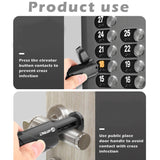 Self-Disinfection Contact-Free Open Door Press Elevator Hand Stick, Press Elevator Hand Stick