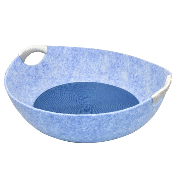 Four Seasons Universal Felt Nest For Pets Cat Bed Pet Supplies, Blue, Pink, Gray