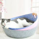 Four Seasons Universal Felt Nest For Pets Cat Bed Pet Supplies, Blue, Pink, Gray