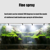 Reptile Pet Terrarium Ecological Landscaping Rainforest Cylinder Spray Atomization Cooling Four Nozzles, Spray Atomization