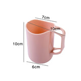 Mouthwash Cup Home Simple Toothbrushing Cup Portable Tooth Cylinder Bucket,Random Color Delivery, Mouthwash Cup